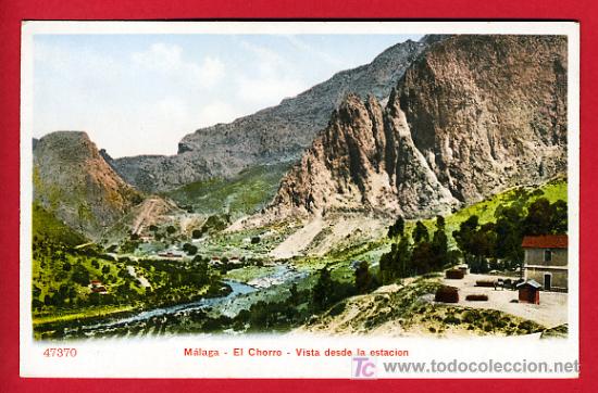 Postales: MALAGA, EL CHORRO, VISTA DESDE LA ESTACION,   P30388
