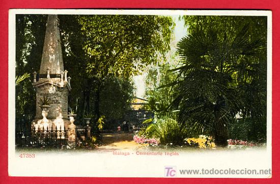 Postales: MALAGA, CEMENTERIO INGLES,   P30389