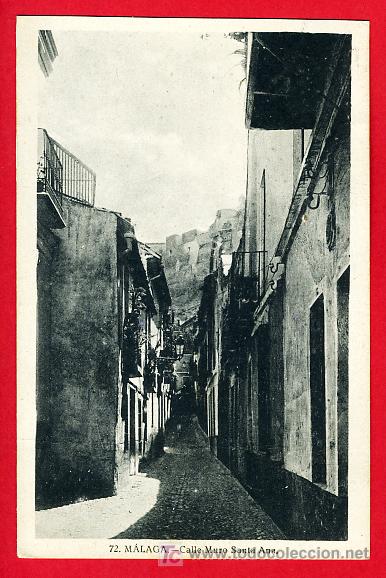 Postkarten: MALAGA, CALLE MURO SANTA ANA,   P30393
