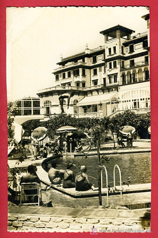 Postales: MALAGA, HOTEL MIRAMAR, PISCINA,   P40979