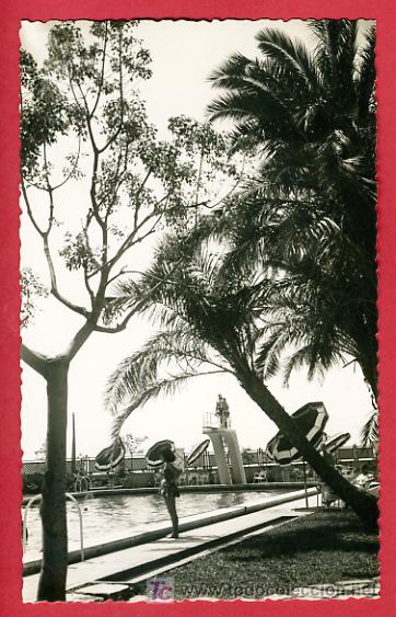 Postales: MALAGA, HOTEL MIRAMAR, PISCINA,   P40980