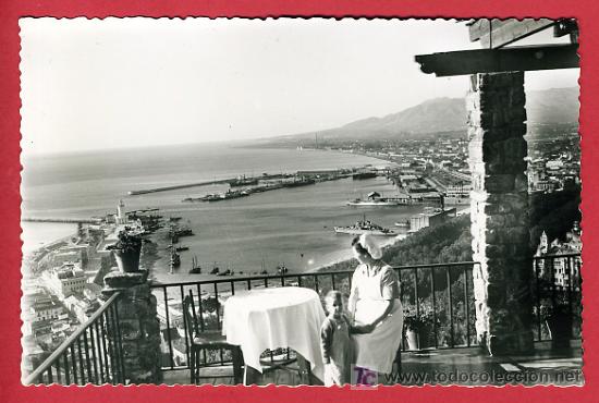 Postales: MALAGA, PUERTO DESDE LA HOSTERIA,   P40986