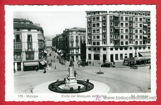 Postales: MALAGA, CALLE DEL MARQUES DE LARIOS,   P40992
