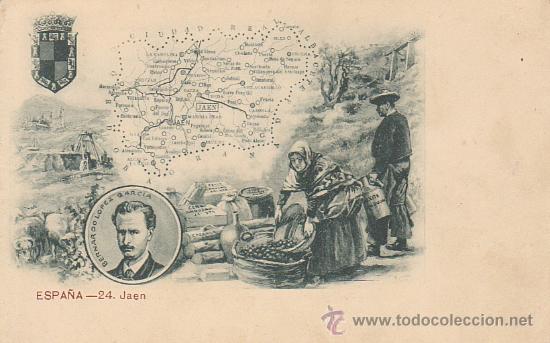 Postales: 1900 - ESPA&Ntilde;A - JAEN. - Foto 2