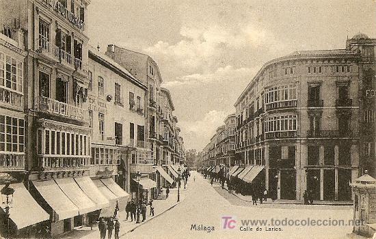 Postales: POSTAL DE MALAGA-CALLE DE LARIOS (Circa 1910)