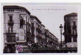Postales: Malaga. 1418. Calle del Marques de Larios. Ediciones Unique. sin circular.