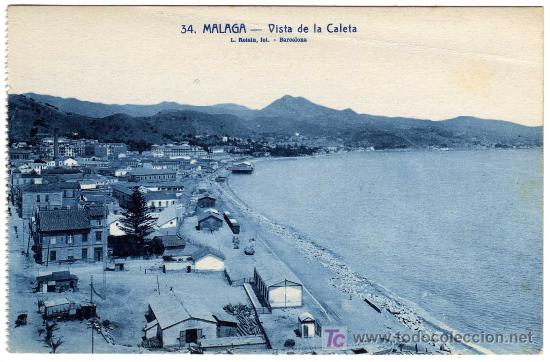 Postales: BONITA POSTAL - MALAGA - VISTA DESDE LA CALETA