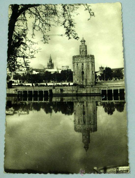 Postales: Postal Sevilla Torre del Oro - Foto 1