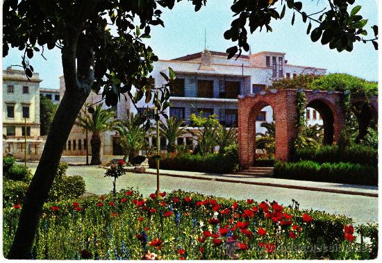 Postales: almeria - parque de Jose Antonio - n&ordm; 18 - ed. garrabella - sin circular - a&ntilde;o 1963