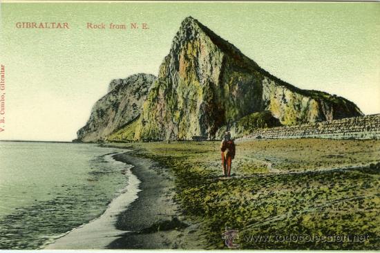 Postales: POSTAL GIBRALTAR ROCK FROM N.E. - Foto 1
