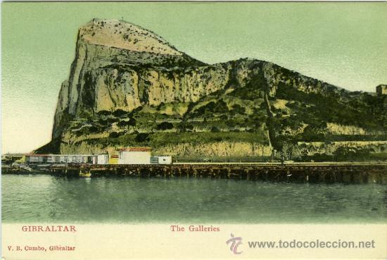 Postales: POSTAL GIBRALTAR THE GALLERIES - Foto 1