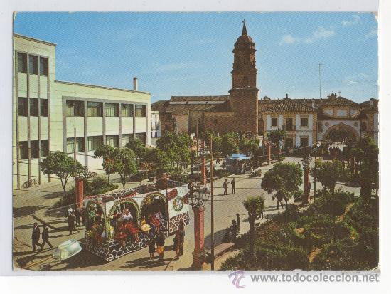 Postales: TARJETA POSTAL DE ANDUJAR PLAZA DE ESPA&Ntilde;A JAEN