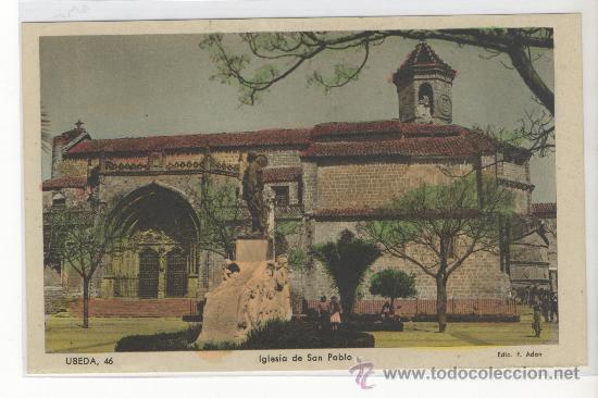 Postales: TARJETA POSTAL DE UBEDA IGLESIA DE SAN PABLO JAEN