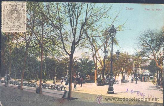 Postales: C&Aacute;DIZ.-PLAZA DE MINA - Foto 1