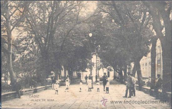Postales: C&Aacute;DIZ.-PLAZA DE MINA - Foto 1