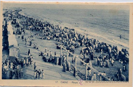 Postales: C&Aacute;DIZ.-PLAYA - Foto 1