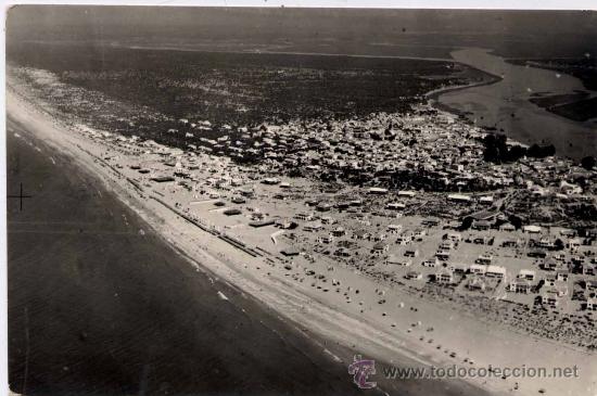 Postales: PUNTA UMBR&Iacute;A(HUELVA).-VISTA A&Eacute;REA PARCIAL