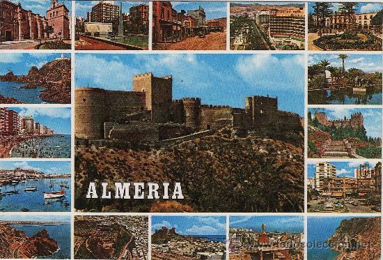 Postales: almeria - n&ordm; 87 - bellezas de la ciudad - ed. J. Salas - circulada - a&ntilde;o 1975