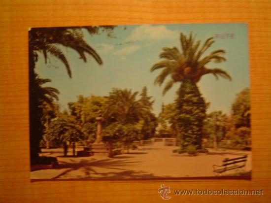 Postales: POSTAL RUTE (CORDOBA) PARQUE NTRA. SRA DEL CARMEN SIN CIRCULAR