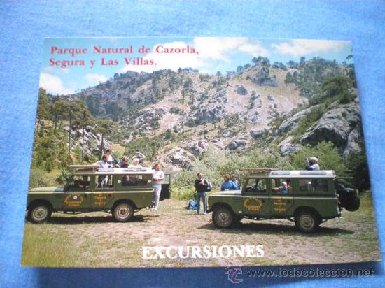 Postales: POSTAL JAEN PARQUE CAZORLA EXCURSIONES TORRE DEL VINAGRE - Foto 1