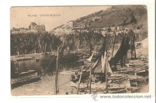 Postales: MALAGA. ANDALUCIA. BARCOS DE PESCA.