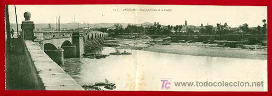 Postales: ANDUJAR, JAEN , VISTA PANORAMICA DE LA CIUDAD, POSTAL DOBLE, P33865