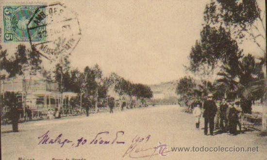 Postales: POSTAL ANTIGUA DE MALAGA. PASEO DE HEREDIA. P-ANMA-009