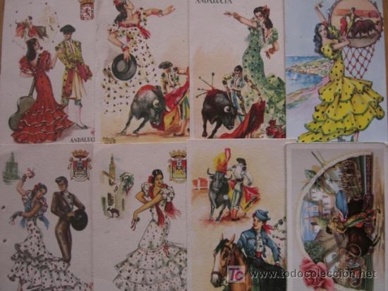 Postales: 8 POSTALES TIPICAS ANDALUZAS - Foto 1
