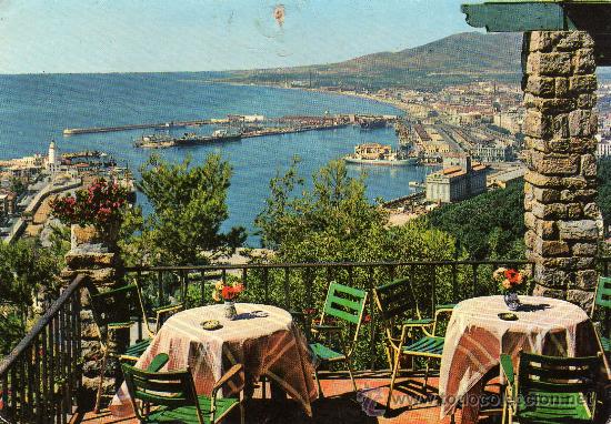 Postales: POSTAL DE MALAGA CIRCULADA.VISTA PARCIAL DESDE GIBRALFARO