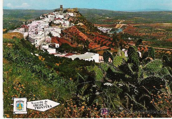 Postales: ARCOS DE LA FRONTERA - VISTA GENERAL - EL PERGAMINO N&ordm; 5.128 -
