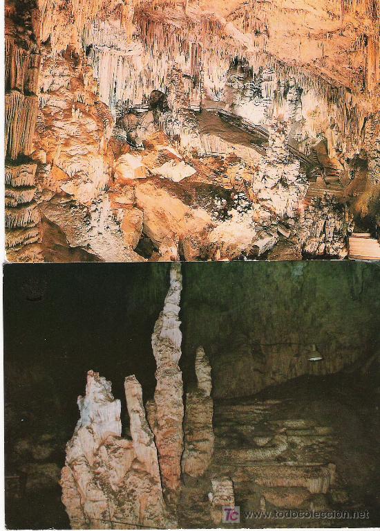 Postales: CUEVA DE NERJA - 2 POSTALES -