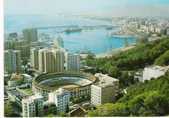 Postales: MALAGA - VISTA DESDE GIBRALFARO - COLECCION PERLA 3690 -