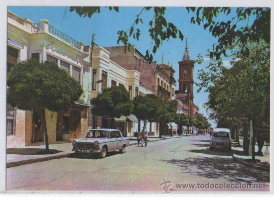 Postales: TARJETA POSTAL DE PE&Ntilde;ARROYA-PUEBLONUEVO VISTA DE LA PLAZA DE SANTA BARBARA CORDOBA