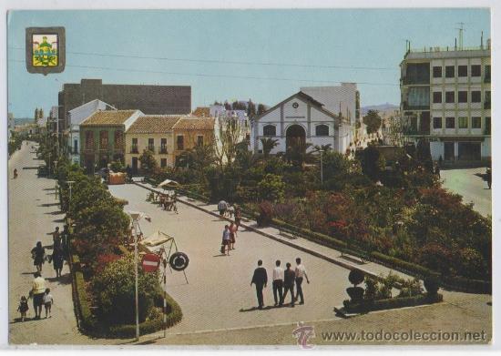 Postales: TARJETA POSTAL DE PUENTE GENIL PLAZA DE CALVO SOTELO CORDOBA