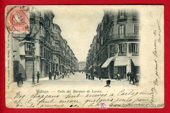 Postales: MALAGA, CALLE DEL MARQUES DE LARIOS,   P34905