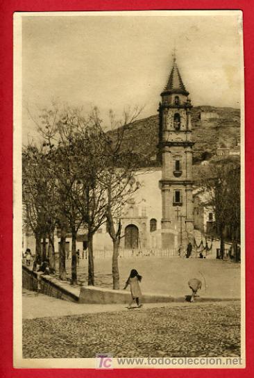 Postales: ALCALA LA REAL, JAEN, PASEILLO DE LA MORA E IGLESIA DE CONSOLACION,   P34925