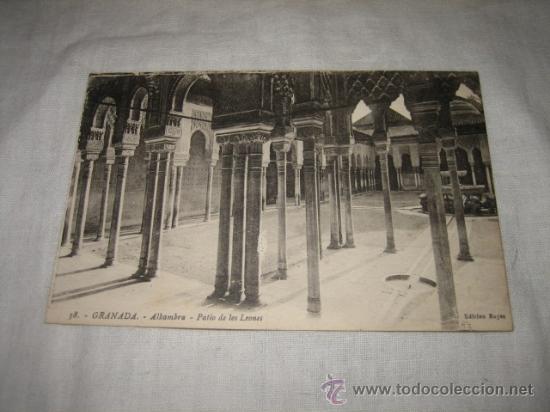 Postais: 38.-GRANADA -ALHAMBRA-PATIO DE LOS LEONES    EDICION REYES