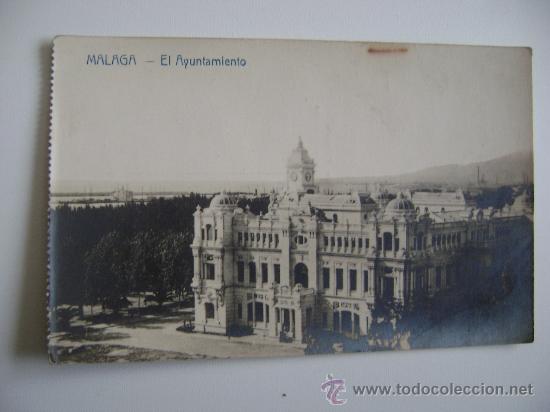 Postales: MALAGA.EL AYUNTAMIENTO.02127