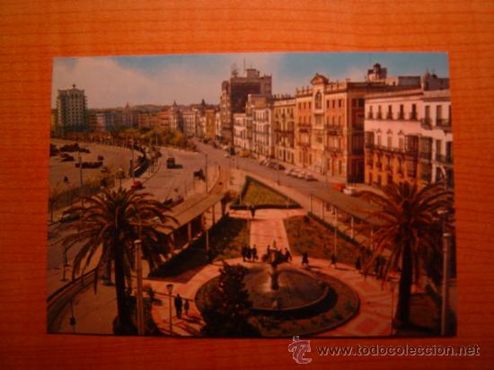 Postales: POSTAL CADIZ AVENIDA RAMON DE CARRANZA  SIN CIRCULAR