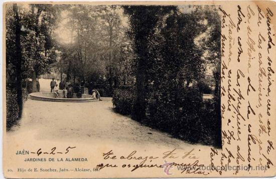 Postales: JA&Eacute;N.-JARDINES DE LA ALAMEDA