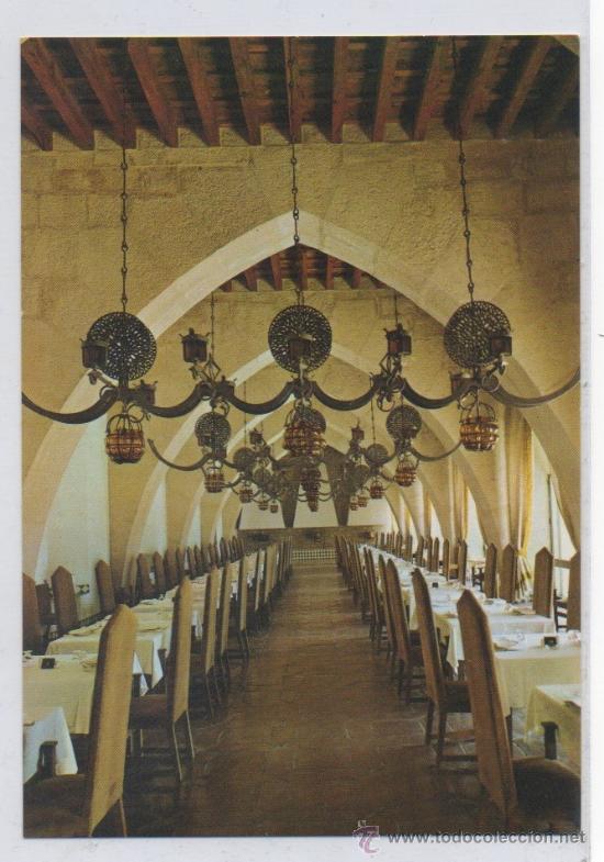 Postales: TARJETA POSTAL PARADOR SANTA CATALINA COMEDOR GRANDE JAEN