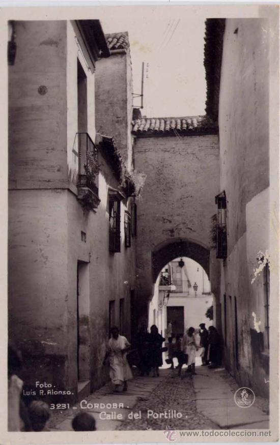 Postales: C&Oacute;RDOBA.-CALLE DEL PORTILLO