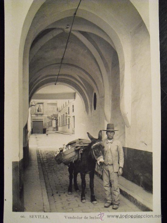 Postales: SEVILLA - VENDEDOR DE LECHE - Foto 1
