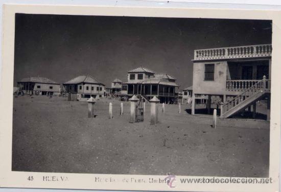 Postales: PUNTA UMBR&Iacute;A(HUELVA).-HOTELES