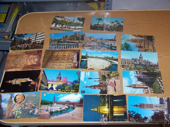 Postales: LOTE 20 POSTALES DE SEVILLA - Foto 1