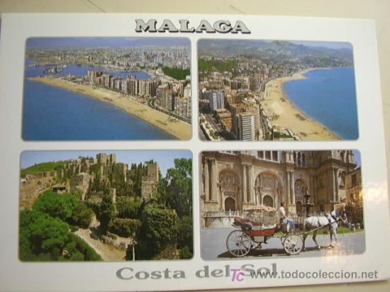 Postales: Postal de Malaga (Costa del Sol) - Foto 1