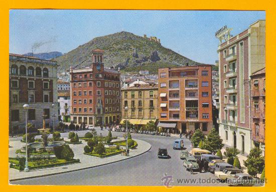 Postales: POSTAL DE JAEN PLAZA DE JOSE ANTONIO