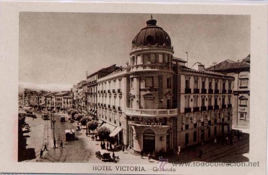 Postales: GRANADA.-HOTEL VICTORIA - Foto 1
