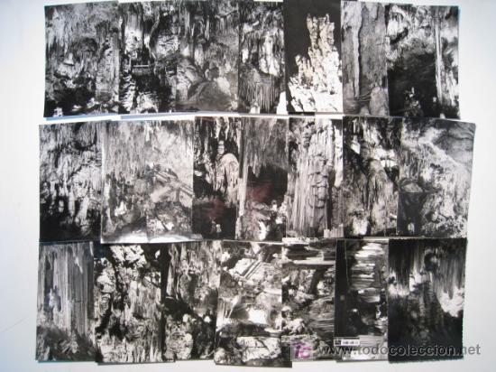 Postales: CUEVA DE NERJA - MALAGA - LOTE 22 POSTALES ANTIGUAS