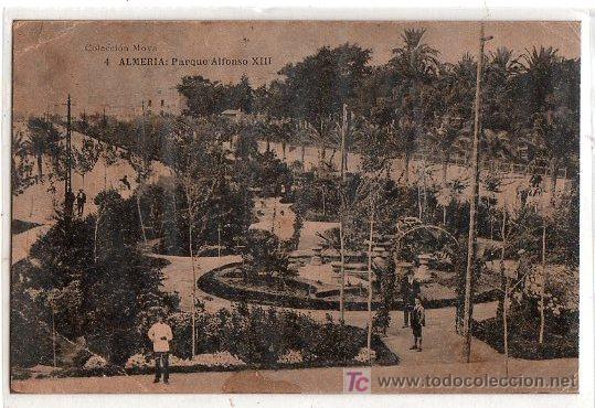 Postkarten: TARJETA POSTAL DE ALMERIA N&ordm; 14. PARQUE ALFONSO XIII. COLECCION MOYA